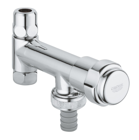 Instalatii sanitare, termice & climatizare - Robinet coltar Grohe 41030000, 105 mm, 101 mm, 1 nr iesiri, 3/8 diametru alimentare, 3/8 diametru iesire 1, Crom