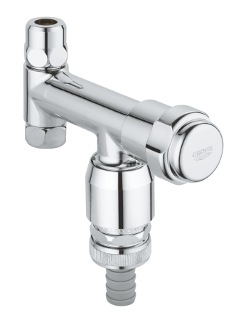 Instalatii sanitare, termice & climatizare - Robinet coltar Grohe 41033000, 105 mm, 133 mm, 1 nr iesiri, 3/8 diametru alimentare, 3/8 diametru iesire 1, Crom
