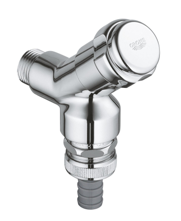 Instalatii sanitare, termice & climatizare - Robinet coltar Grohe 41190000, 70 mm, 120 mm, 1 nr iesiri, 1/2 diametru alimentare, 3/4 diametru iesire 1, Crom