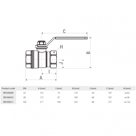 Robinet cu bila Giacomini R910X010, 3", DN80, Fi, pentru abur si gaze, port complet, alama nichelata [1]