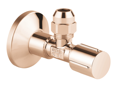 Robineti de trecere - Robinet cu ventil de colt Grohe 22037DA0, 1/2'', 3/8'', lucios, cupru