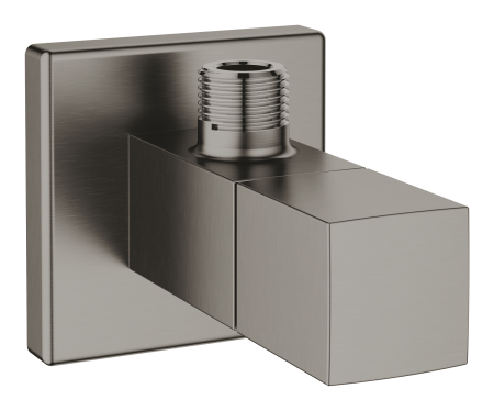 Instalatii sanitare, termice & climatizare - Robinet cu ventil Grohe 22012AL0, Eurocube, 1/2'' x 3/8'', fara marcaj, mat, grafit