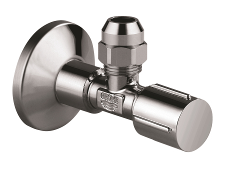 Robineti de trecere - Robinet cu ventil Grohe 22039A00, 1/2'' x 3/8'', fara marcaj, lucios, grafit