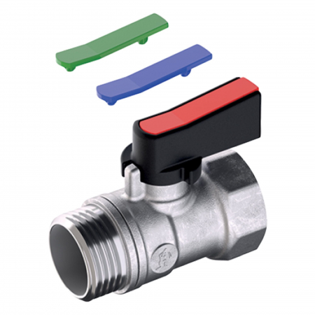 Obiecte si instalatii sanitare - Robinet mini pentru apa tip fluture Giacomini R694X002, dimensiune 3/8, Interior - Exterior, Alama