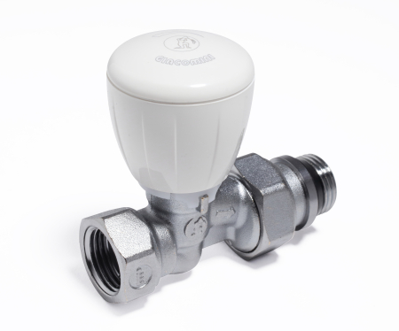 Robineti si accesorii calorifere - Robinet termostatic drept Giacomini R422X035, 1” x 1”, cu reglaj micrometric, alama cromata