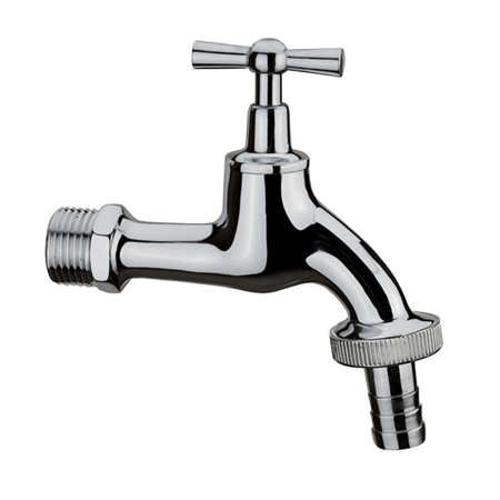 Robineti de trecere - Robinet unghiular Remer Rubinetterie 200T34, 3/4", alama cromata, montaj aparent, finisaj lucios