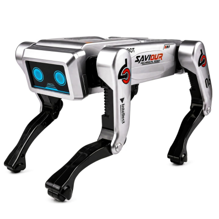 Dormitor & birou - Robot caine inteligent cu telecomanda pentru copii 6 ani+, 20 functii interactive, senzori pentru evitarea obstacolelor, deplasare autonoma si miscari