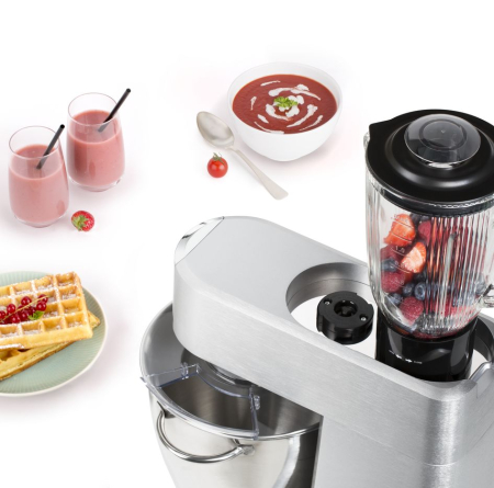 Robot de bucatarie planetar Masterchef Grande TEFAL QB813D38, 1500 W, 8 viteze, bol 6.7 l, 6 accesorii, argintiu [2]