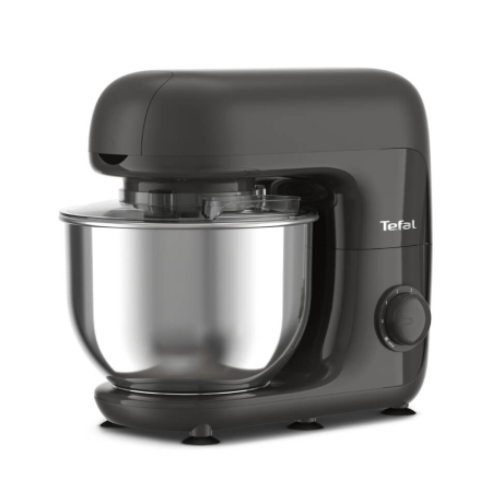 Robot de bucatarie Tefal Bake Essential QB161H38, 800W, capacitate vas 4.8 L, 3 functii - tel, accesoriu incorporare, carlig aluaturi grele, 6 tre [1]