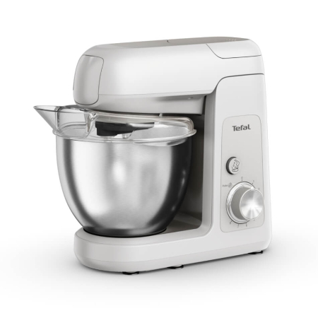 Robot de bucatarie Tefal Bake Partner QB525B38, 1100W,  4.6L, 8 trepte de viteza, functie Pulse, rasnita, tocator carne, tel, carlig aluatur [2]