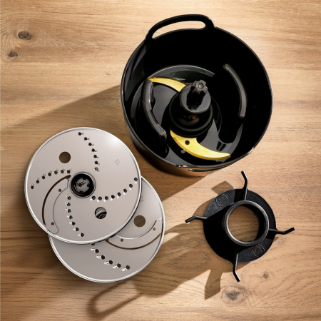 Robot de bucatarie Tefal DoubleForce 3 DO8318E0, 1000 W, 28 functii, 2 trepte viteza, functie Pulse, bol 3 L, blender 2 L, lame Powelix Life cu inveli [8]