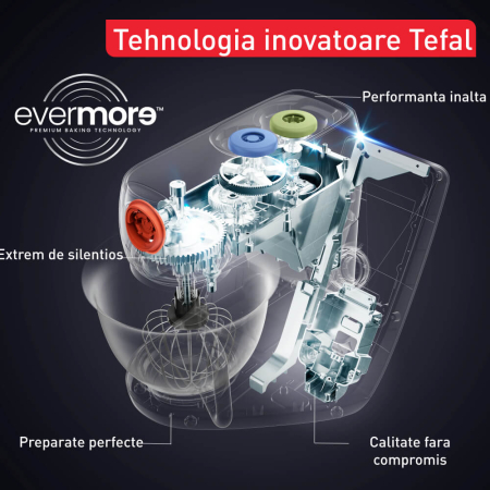 Robot de bucatarie Tefal i-Coach Touch QB950D38, 1200W, 5.5L, ecran tactil, 10 trepte de viteza, 21 programe, negru [9]