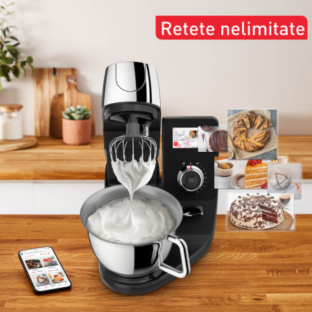 Robot de bucatarie Tefal i-Coach Touch QB950D38, 1200W, 5.5L, ecran tactil, 10 trepte de viteza, 21 programe, negru [11]