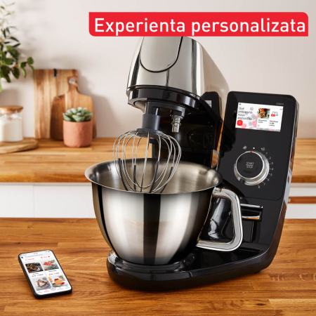 Robot de bucatarie Tefal i-Coach Touch QB950D38, 1200W, 5.5L, ecran tactil, 10 trepte de viteza, 21 programe, negru [12]