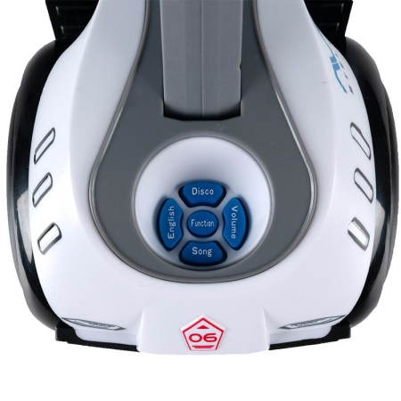 Robot rover interactiv copii muzica lumini dans engleza, 19x16x11 cm, educativ, alb [9]