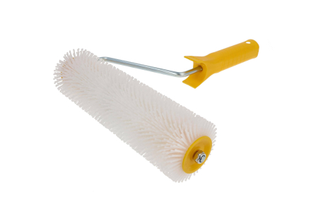 Unelte de vopsit si tencuit - Rola cu ac Hardy in forma de bila pentru ventilatie, latime 25 cm, inaltime ac 13 mm, cu maner