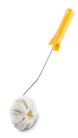 Unelte de vopsit si tencuit - Rola de colt Hardy Maxprofi, diametru 10 cm, inaltime fir 12 mm, cu maner