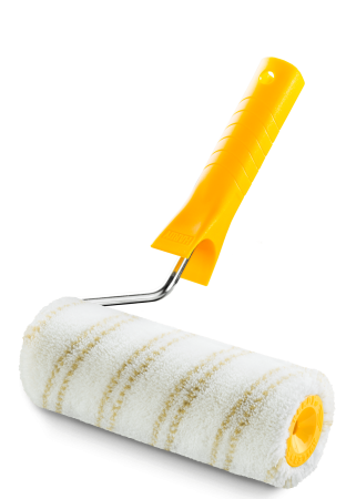 Unelte de vopsit si tencuit - Rola de vopsit Hardy Maxprofi, latime 25 cm, inaltime fir 12 mm, cu maner