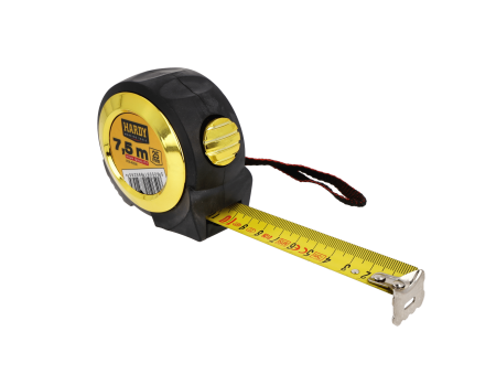 Unelte de vopsit si tencuit - Ruleta de masurat cu blocare automata Hardy seria *48*, 7,5 m x 25 mm, ambalaj: cutie vrac