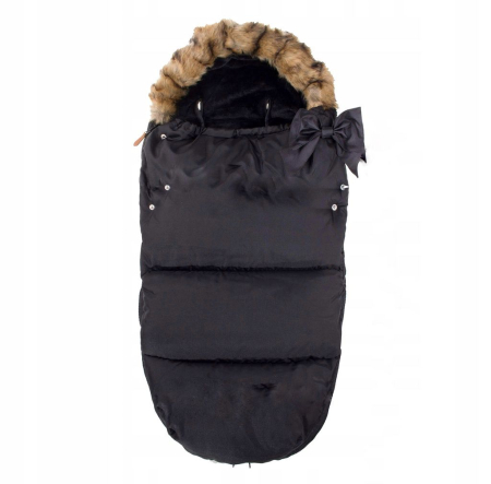 Corturi & articole camping - Sac iarna de bebelusi pentru carucior, marime universala, 90x45cm, negru