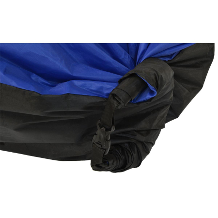Saltea gonflabila pentru plaja cu pliere rapida, maxim 180kg, 180x70x50 cm, bleumarin si negru [3]