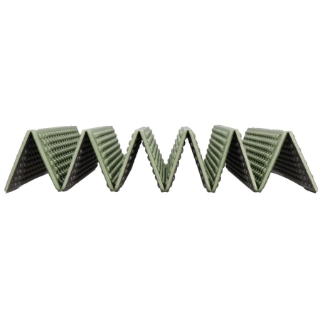 Saltea pliabila pentru camping sau plaja, 182x60 cm, spuma XPE, termoizolanta, pliere armonica, 12 segmente, verde [7]