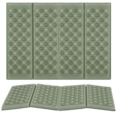 Gradina & balcon - Saltea pliabila pentru sezut la camping sau picnic, spuma XPE termoizolanta, impermeabila, 40x28x1 cm, verde