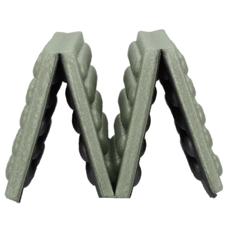 Saltea pliabila pentru sezut la camping sau picnic, spuma XPE termoizolanta, impermeabila, 40x28x1 cm, verde [4]