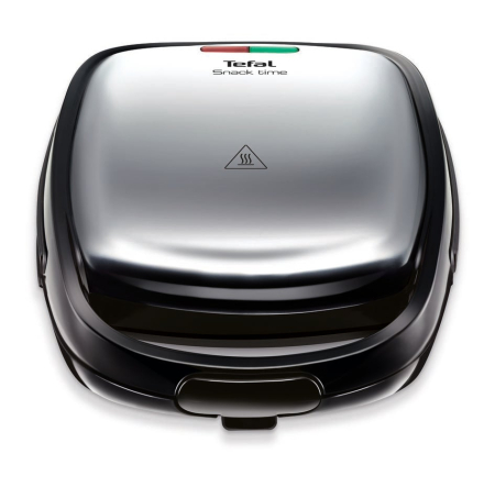 Bucatarie - Sandwich maker multifunctional 3in1 SNACK TIME SW342D38, 3 placi, indicator sfarsit preincalzire, maner izolat,  dispozitiv pentru blocare inox