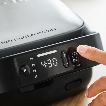 Sandwich maker Tefal Snack Collection Precision SW872BF0, 700 W, termostat reglabil, invelis antiaderent, 2 seturi de placi detasabile, sistem de bloc [3]