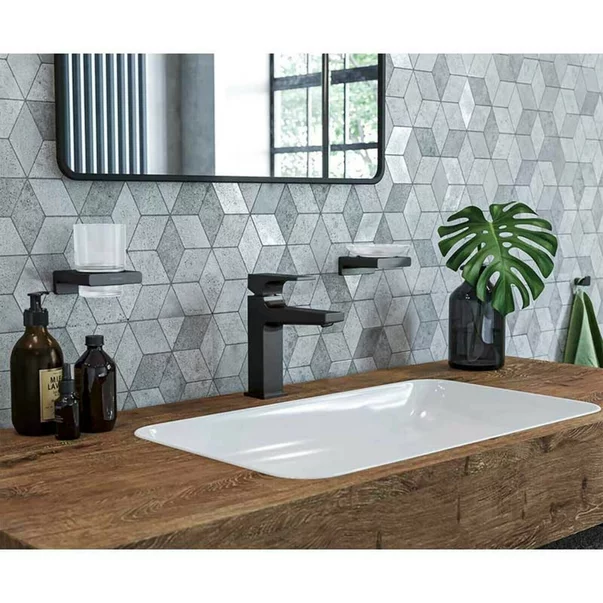 Savoniera cu suport Hansgrohe AddStoris alb - negru [1]