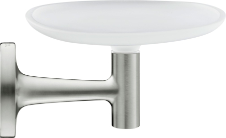 Baie - Savoniera Duravit 0099337000, Starck T, tip instalare pe perete, numar orificii instalare 2, otel satinat