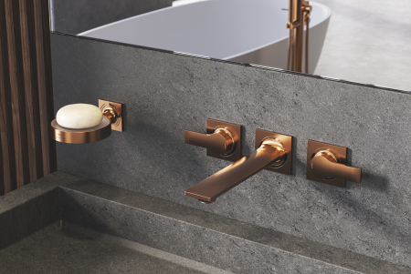 Savoniera Grohe 40256003, 105 mm, 1 orificii instalare, pe suport, sticla, savoniera, Alb [4]