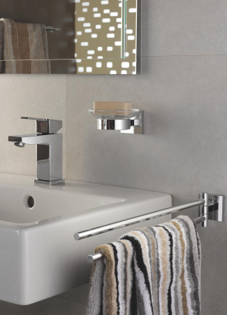 Savoniera Grohe 41096000, Suport sapun Start Cube, tip instalare pe perete, elemente fixare ascunse, crom [3]