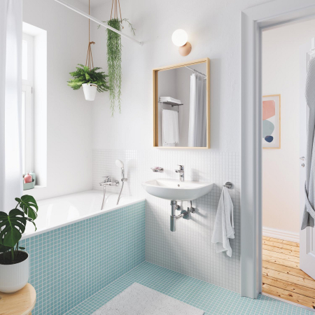 Savoniera Grohe 41193000, 125 mm, 2 orificii instalare, pe perete, sticla, metal, elemente fixare ascunse, Crom [4]