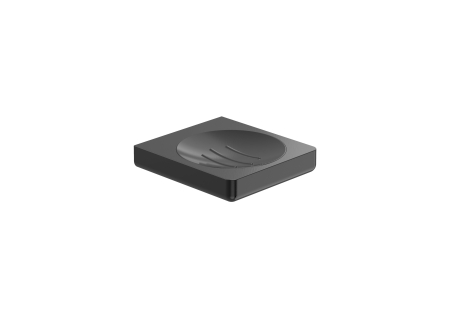 Accesorii baie - Savoniera Roca A817023NM0, 120 mm, 110 mm, 2 orificii instalare, pe perete, metal, elemente fixare ascunse, Negru