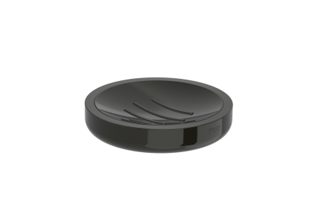 Baie - Savoniera Roca A817024CN0, Tempo, tip instalare pe blat, elemente fixare ascunse, seria Tempo, negru