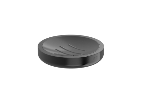 Accesorii baie - Savoniera Roca A817024NM0, 110 mm, pe blat, metal, elemente fixare ascunse, savoniera, Negru