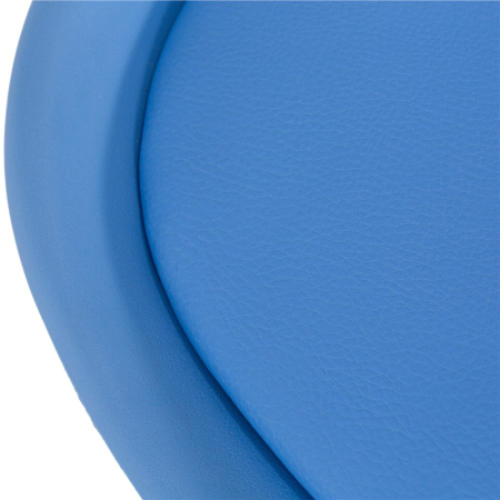 Scaun birou ergonomic, cu sezut din spuma, reglabil pe inaltime, maxim 120 kg, 90x49x48 cm, albastru [12]