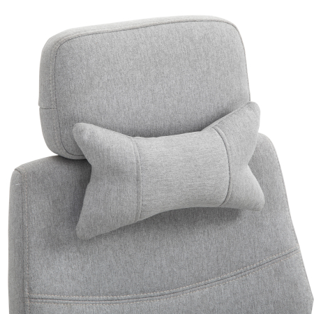  Scaun Birou Gri - Reglabil si Rotativ Ergonomic [8]