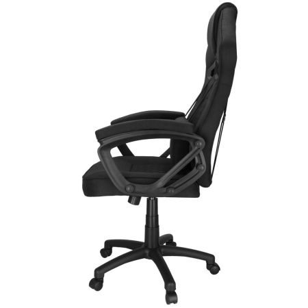 Scaun de birou ergonomic cu reglaj pe inaltime, functie de balans si perna lombara, 59x52x125 cm, negru [13]