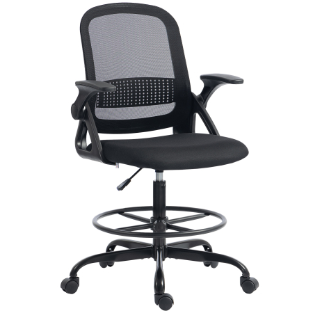 Mobila birou -  Scaun de birou ergonomic, inaltime reglabila, negru