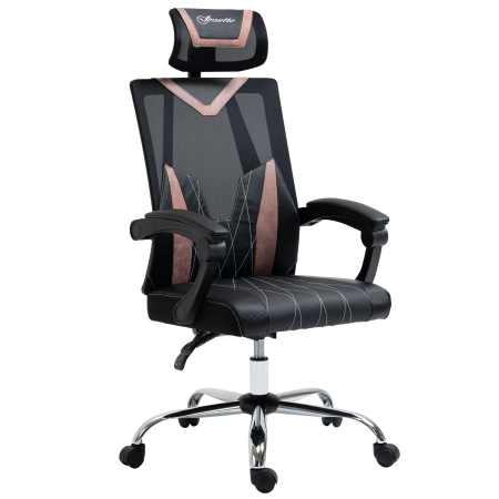 Mobila birou -  Scaun de Birou Ergonomic inclinabil cu Suport Lombar si Cervical