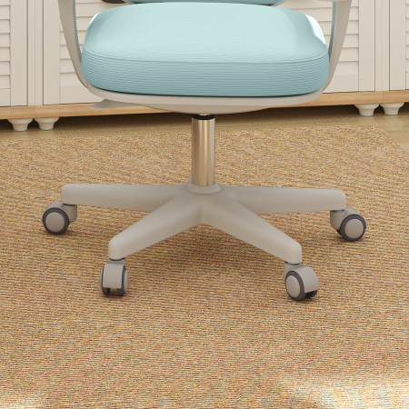  Scaun de Birou Ergonomic, Reglabil pe inaltime cu Spatar Respirabil, 55x48x82.5-94.5 cm, Verde Deschis [8]