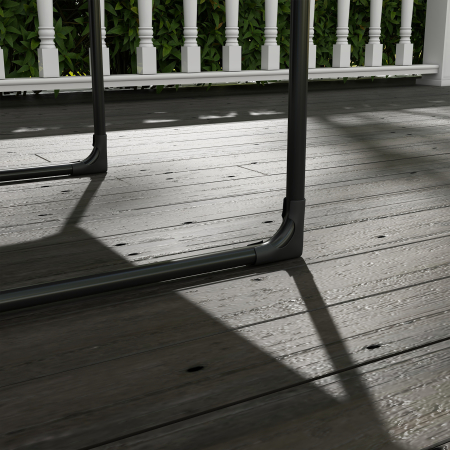  Scaun de Gradina cu Perna Groasa, Canapea Mobilier [8]