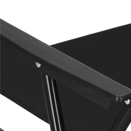 Scaun de plaja Sersimo, pliabil, 100kg, 52x73cm, negru [12]