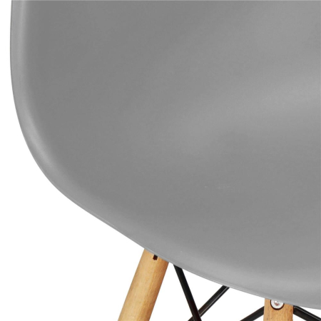 Scaun dining Scandinav pentru bucatarie, 38x42x82cm, gri inchis [11]