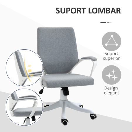  Scaun Ergonomic Birou - Pivotant, Reglabil & Cu Balansoar [6]