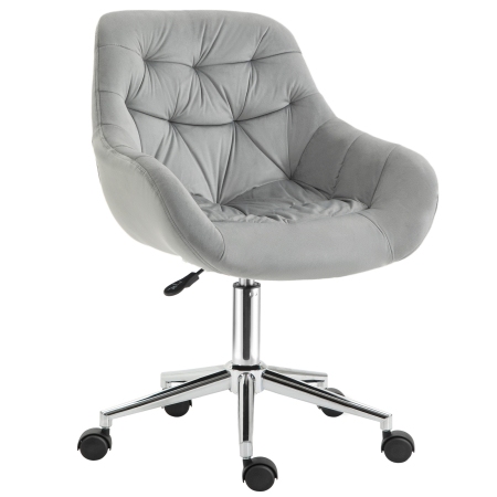 Dormitor & birou -  scaun ergonomic de birou, 59x58x80-90 cm, gri