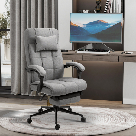  Scaun Ergonomic Rabatabil - Tetiera & Suport Picioare [1]